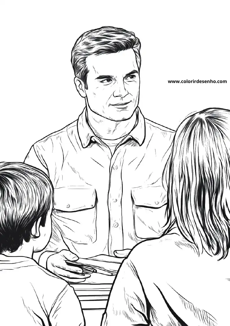 Teacher Picture Coloring Pages 6