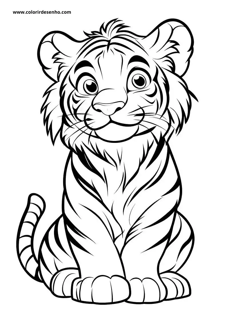 Tiger Picture Coloring Pages 2