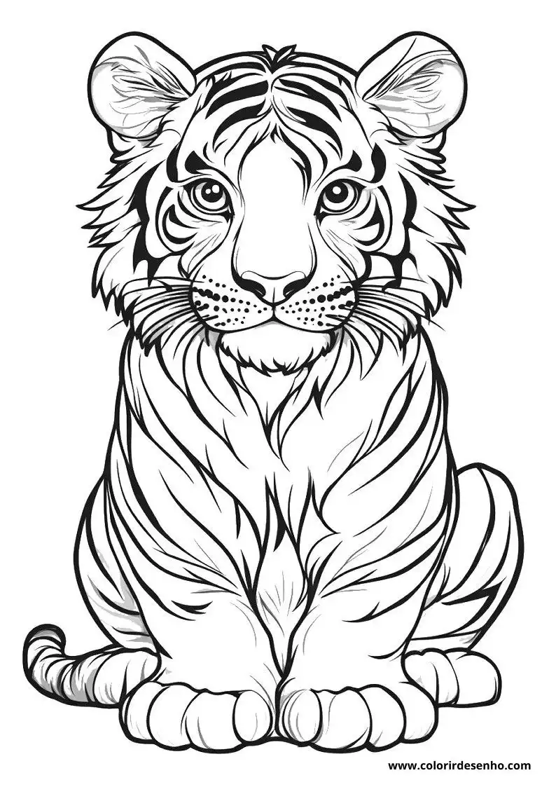 Tiger Picture Coloring Pages 3