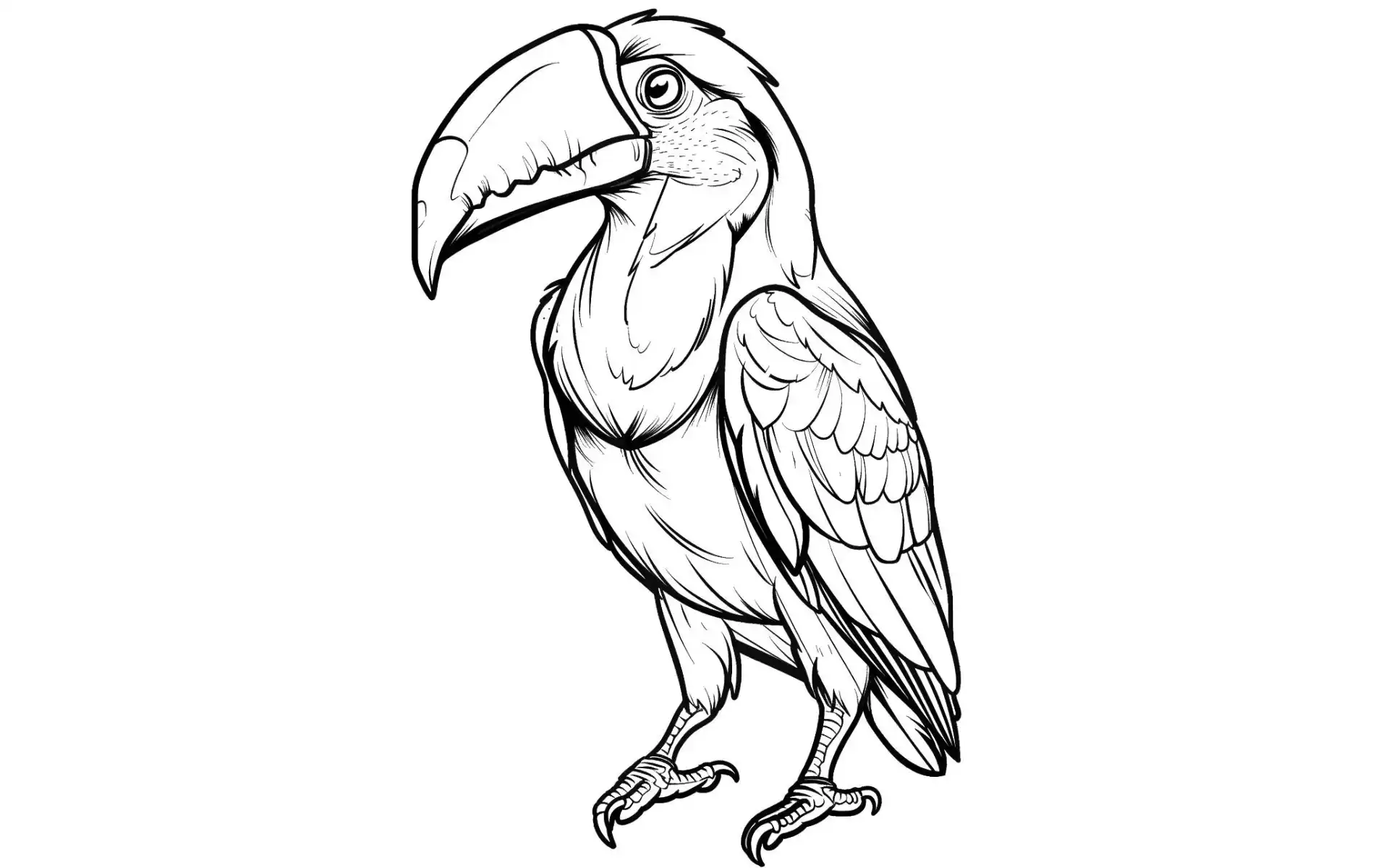 Toucan Coloring Pages