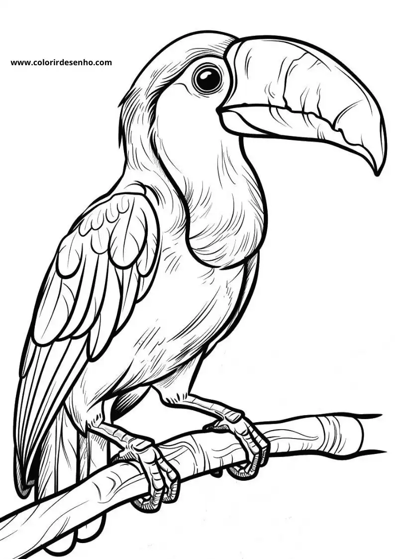 Toucan Coloring Sheet 1