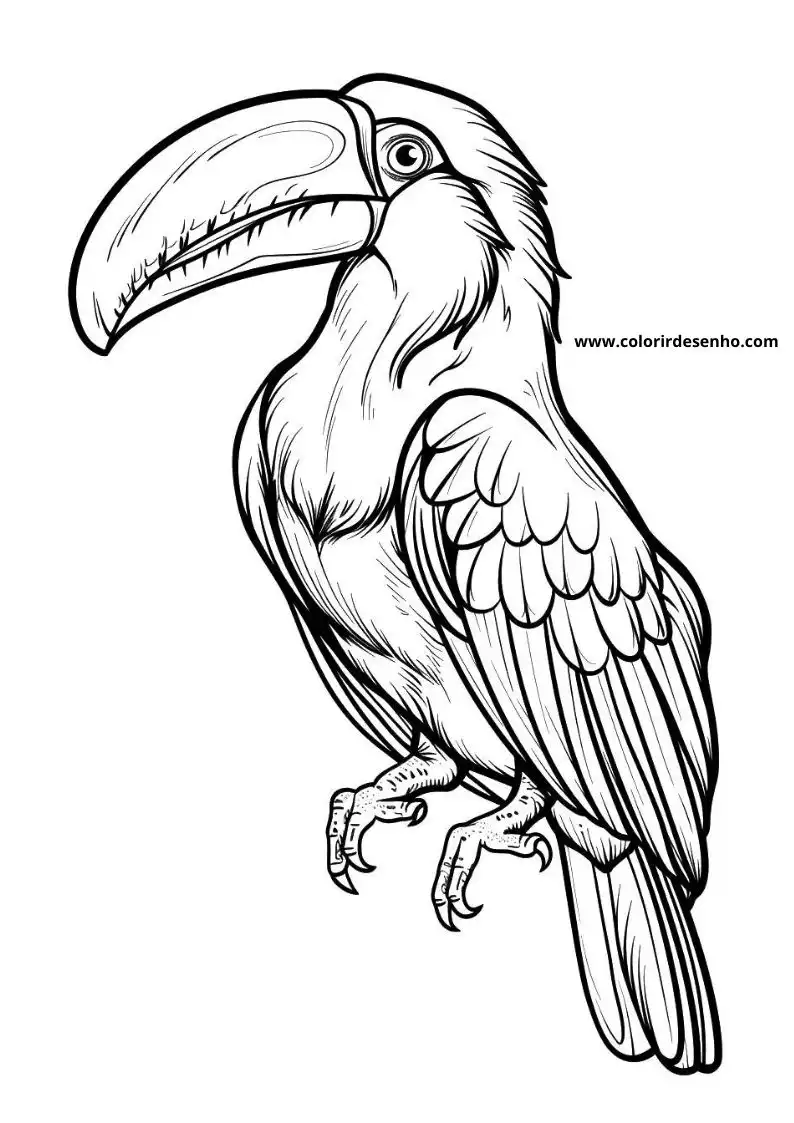 Toucan Free Printable Coloring Pages 1