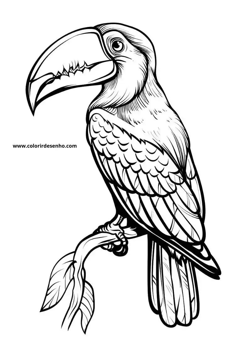 Toucan Free Printable Coloring Pages 2