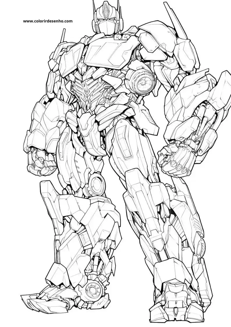 Transformers Coloring Sheet 10