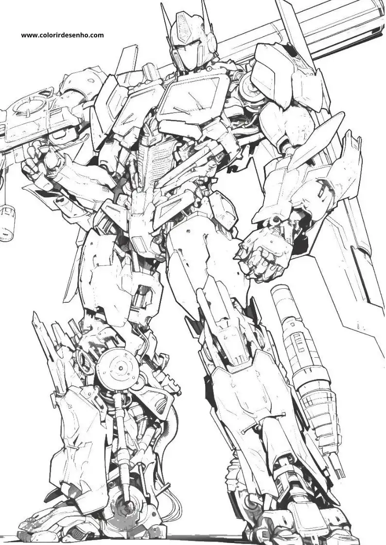 Transformers Coloring Sheet 8