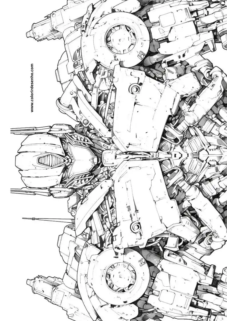 Transformers Drawing For Kids To Color 6
