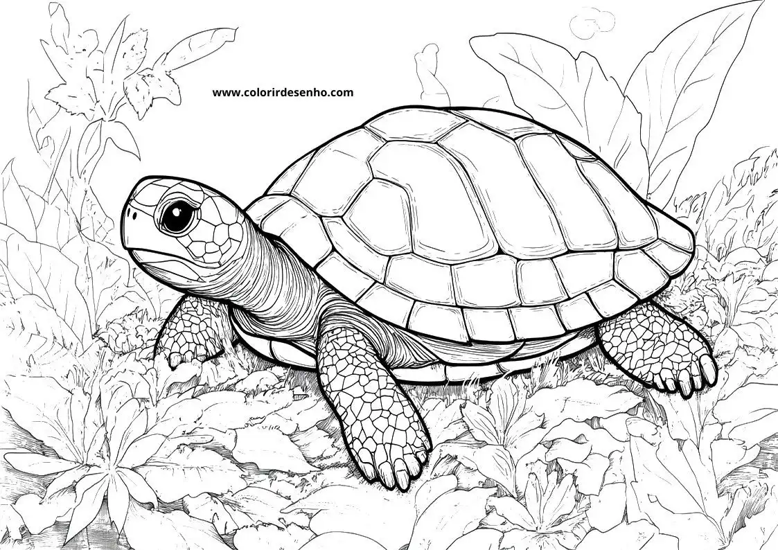 Turtle Coloring Pages For All Ages 1