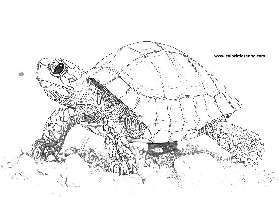 Turtle Coloring Pages For All Ages 3