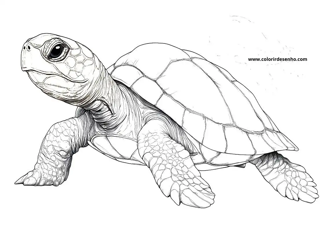 Turtle Coloring Pages For All Ages 6