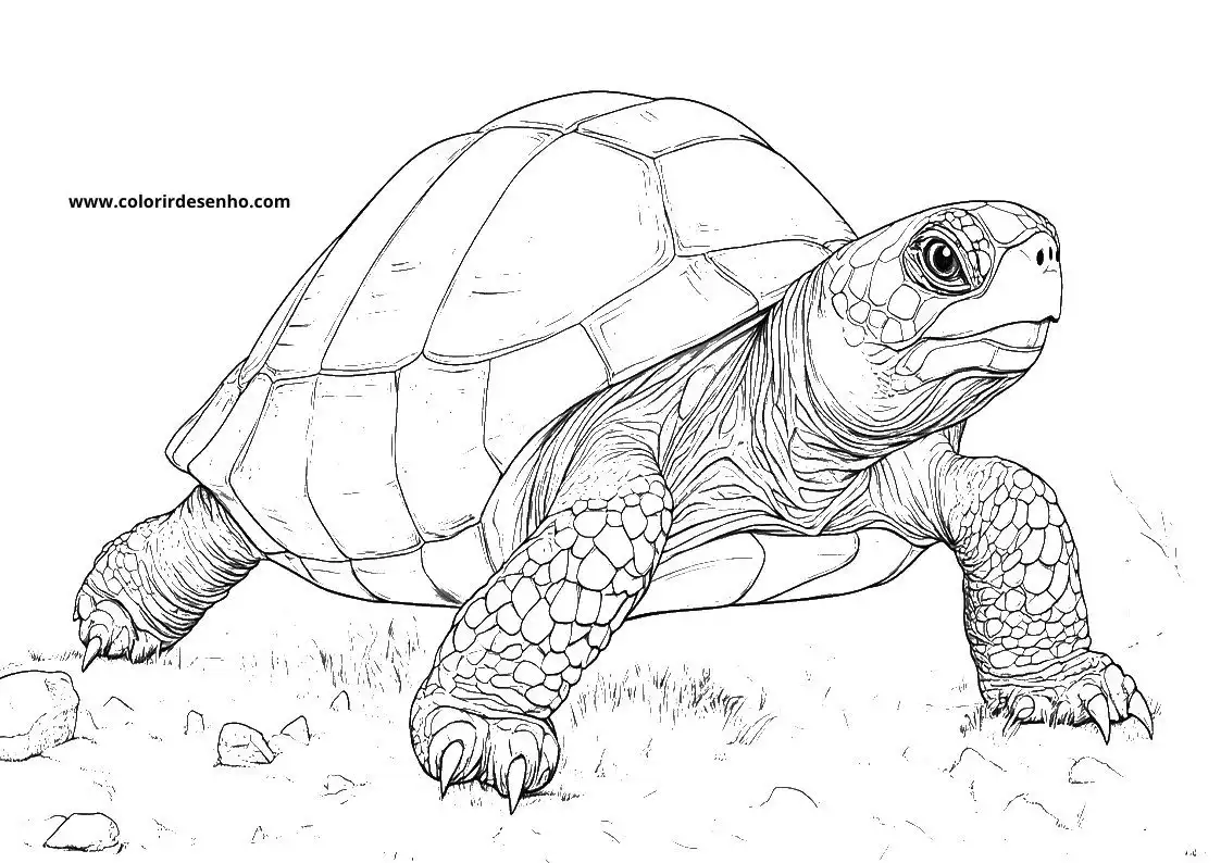 Turtle Coloring Pages For All Ages 7