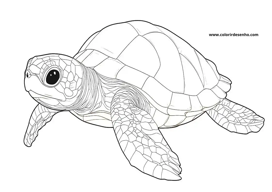 Turtle Coloring Sheet 1