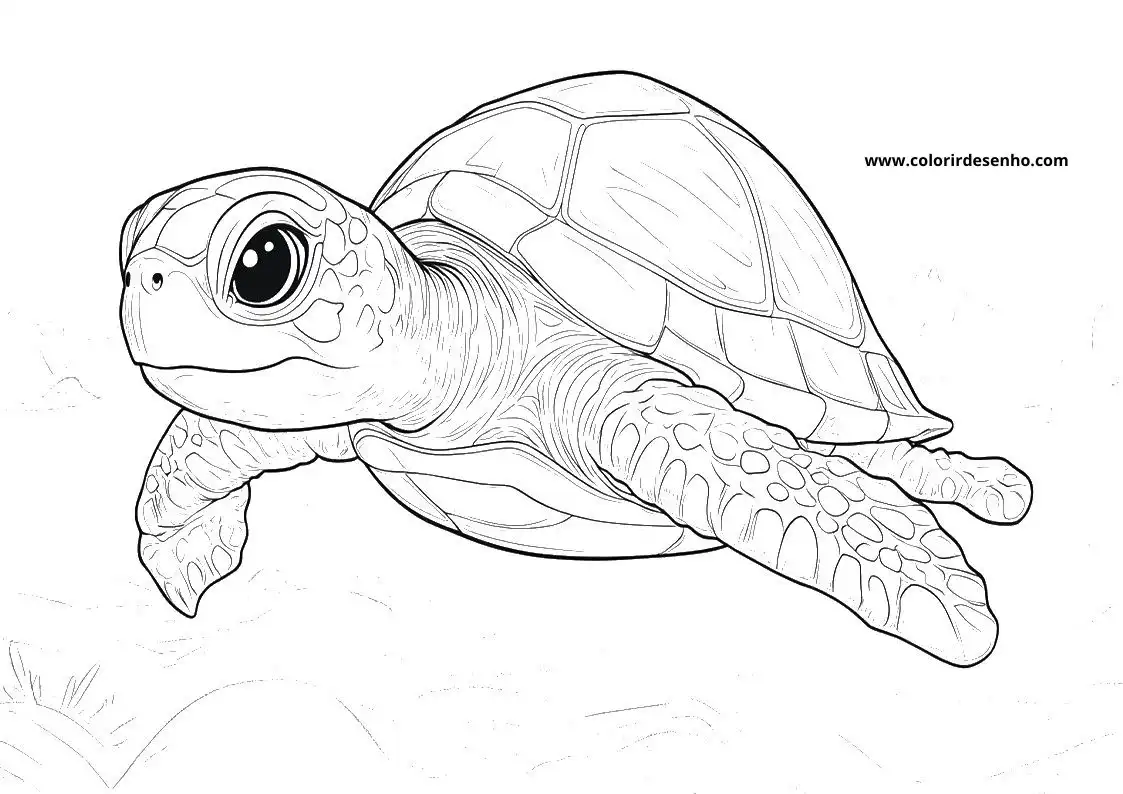 Turtle Coloring Sheet 2