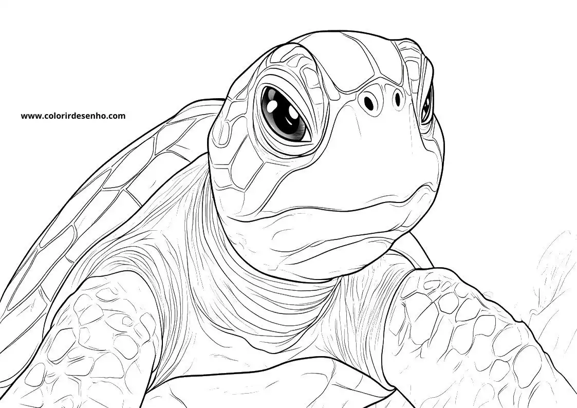 Turtle Coloring Sheet 3