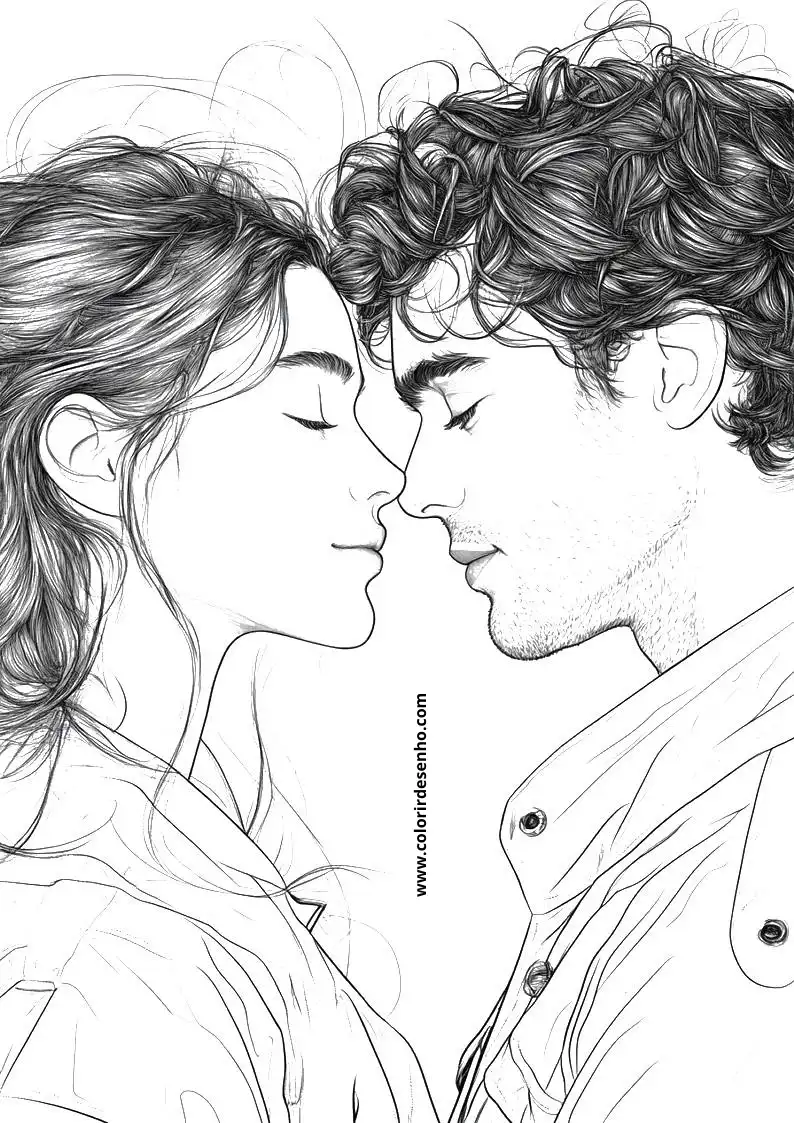 Valentine’s Day Coloring Page Outline 8