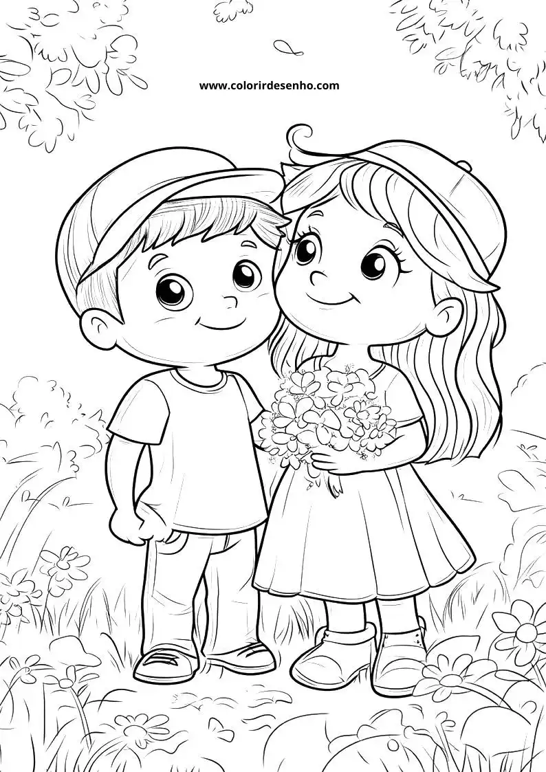 Valentine’s Day Coloring Sheet 5