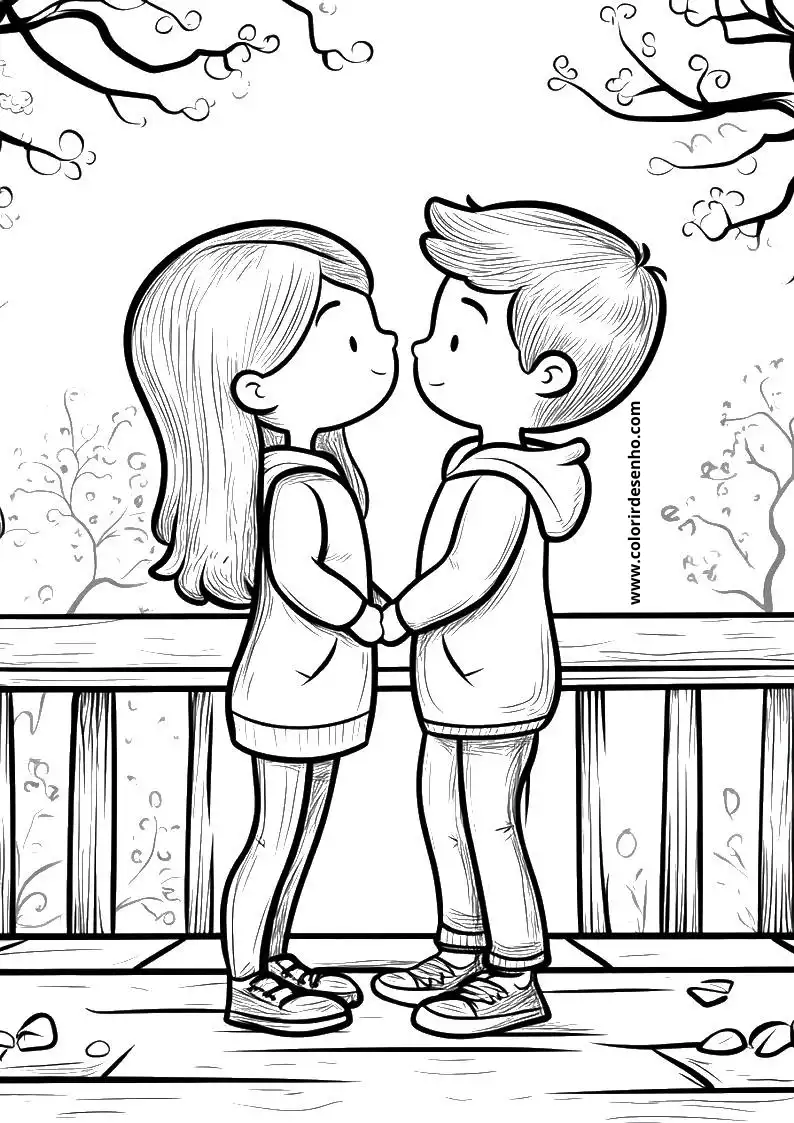 Valentine’s Day Coloring Sheet 7