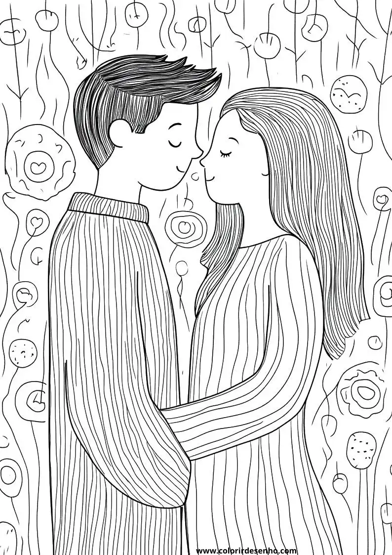 Valentine’s Day Drawing For Kids To Color 1