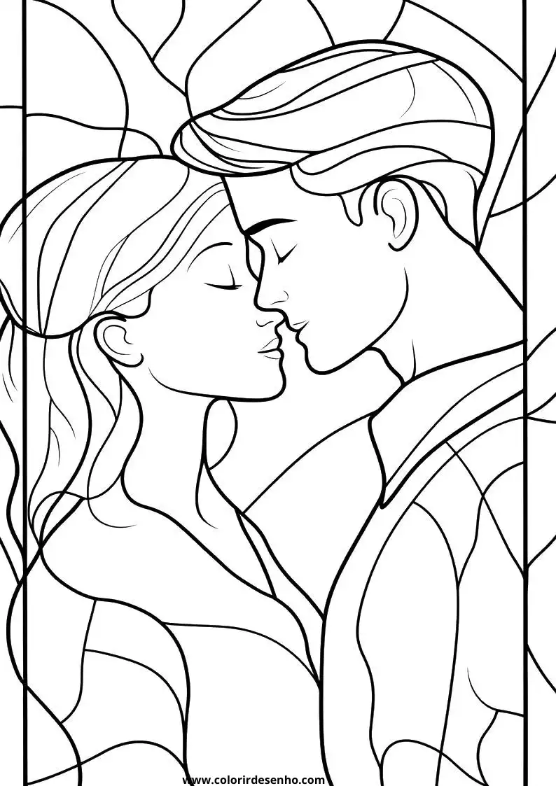 Valentine’s Day Drawing For Kids To Color 2