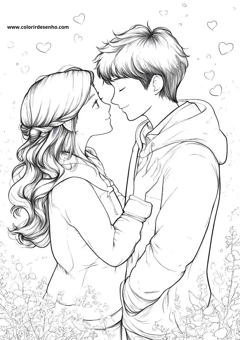 Valentine’s Day Drawing For Kids To Color 9