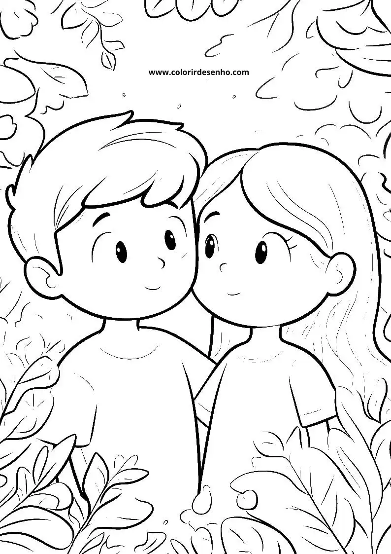 Valentine’s Day Free Printable Coloring Pages 1
