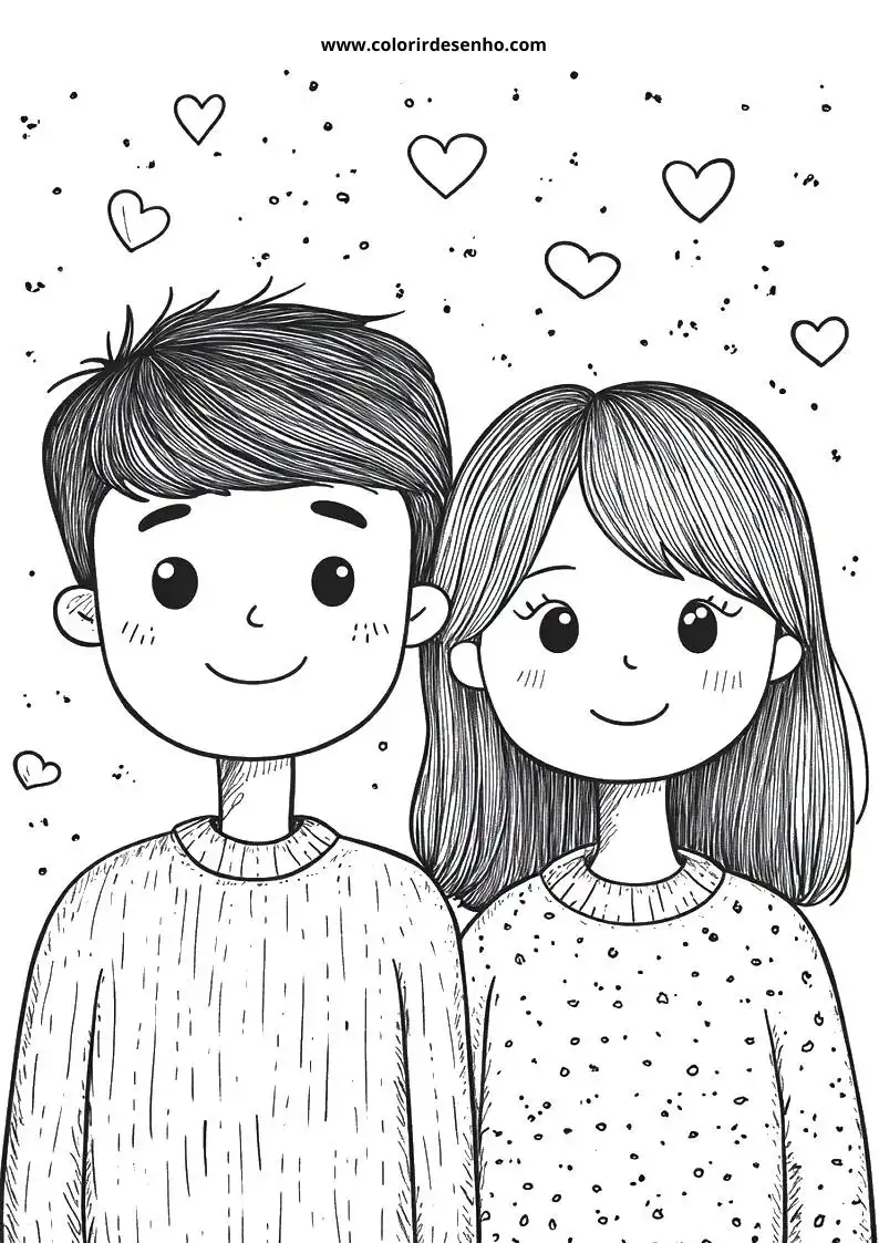 Valentine’s Day Free Printable Coloring Pages 7