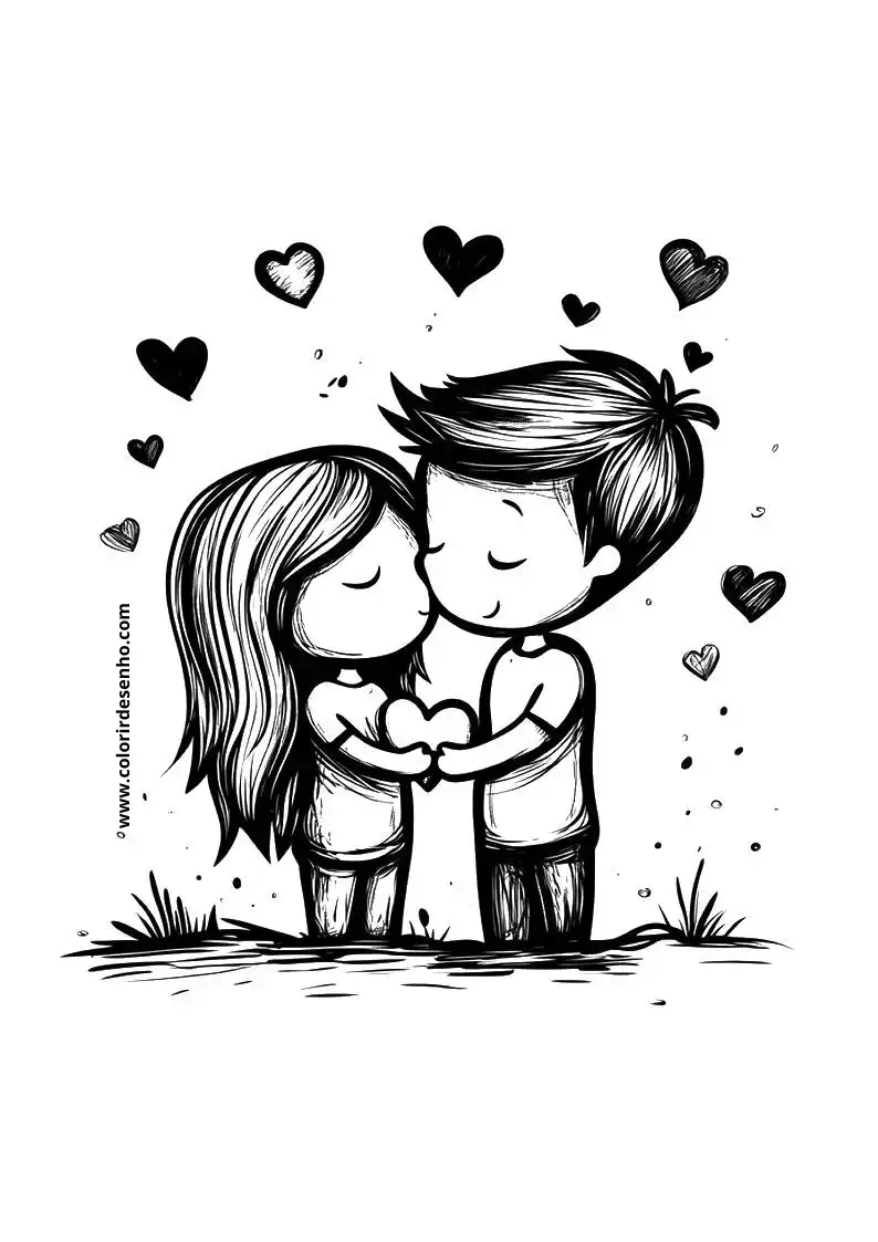 Valentine’s Day Picture Coloring Pages 6