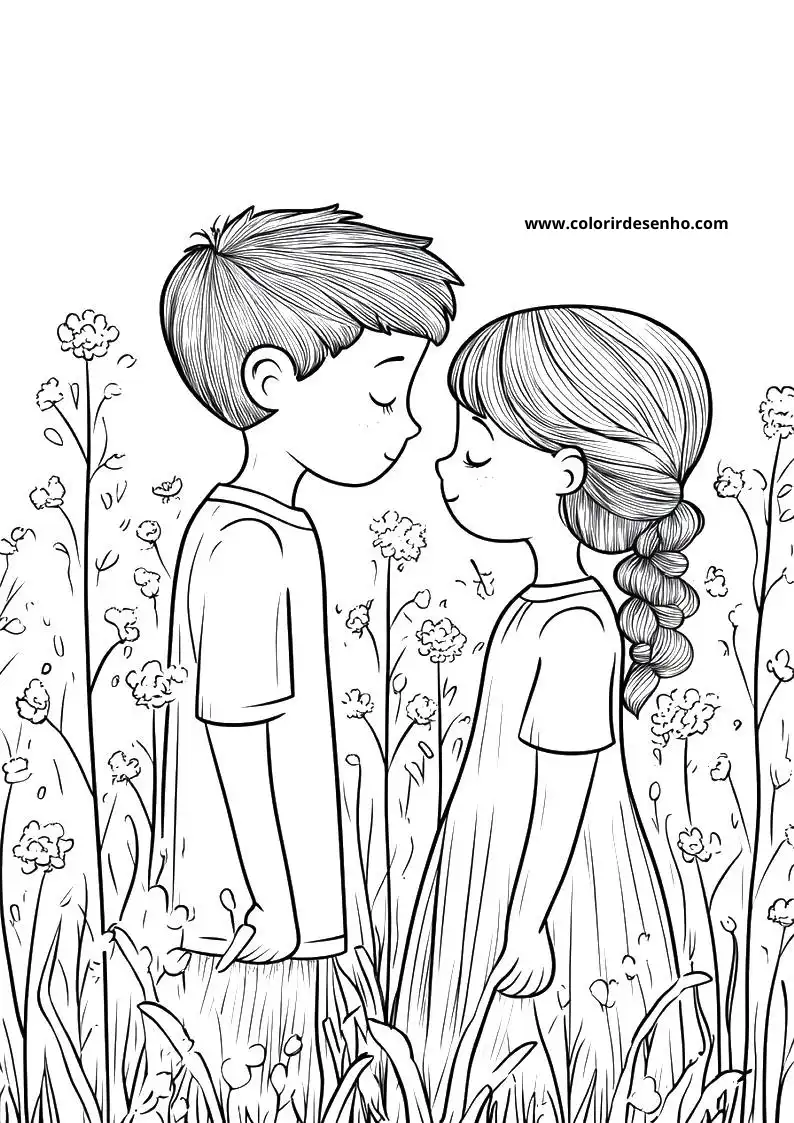 Valentine’s Day Picture Coloring Pages 9