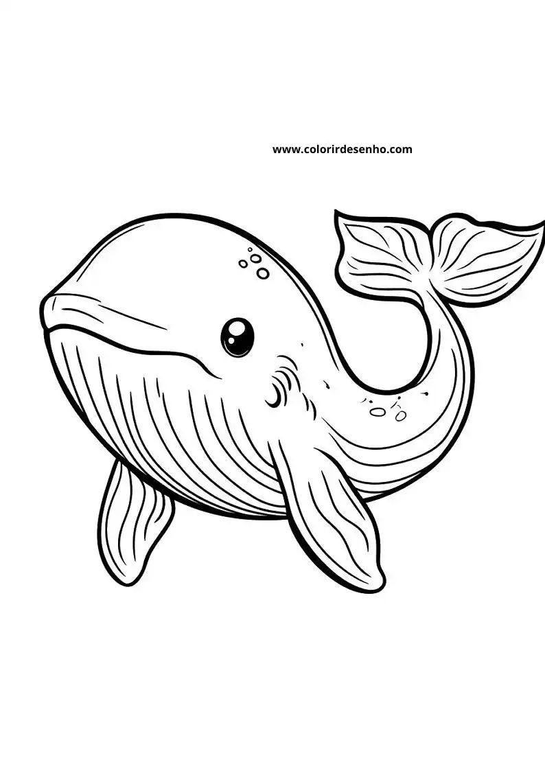 Whale Coloring Pages (139+ Free Printables) 112 Whale 6198