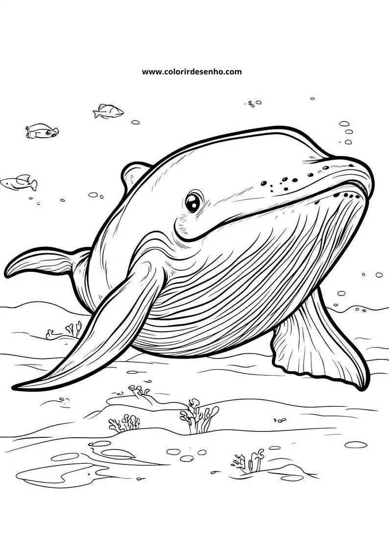 Whale Coloring Pages (139+ Free Printables) 111 Whale 6199