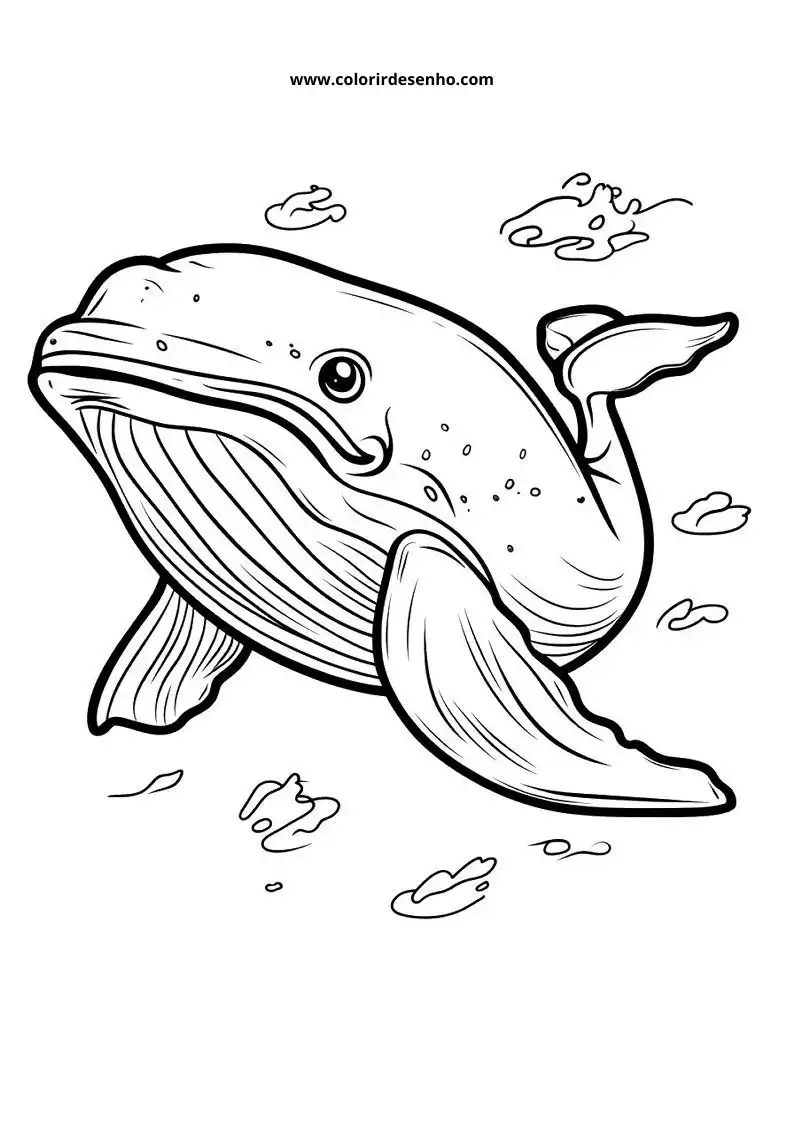 Whale Coloring Pages (139+ Free Printables) 110 Whale 6200