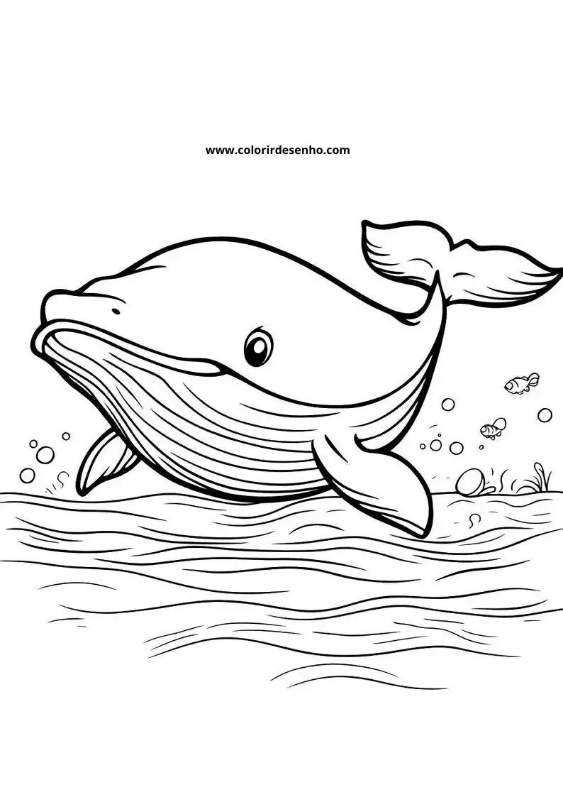 Whale Coloring Pages (139+ Free Printables) 109 Whale 6201