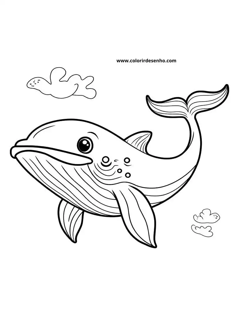 Whale Coloring Pages (139+ Free Printables) 108 Whale 6202