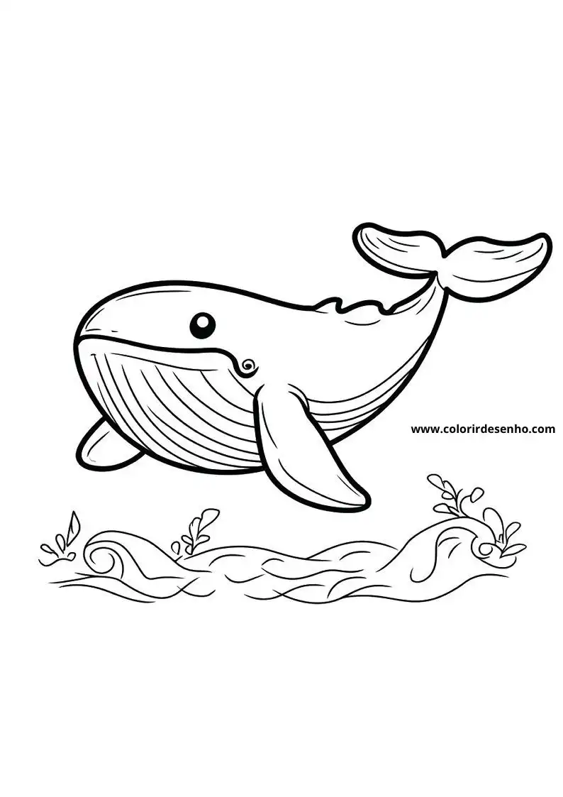 Whale Coloring Pages (139+ Free Printables) 104 Whale 6206