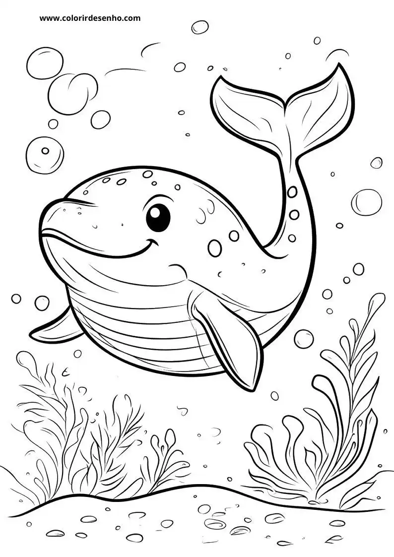 Whale Coloring Pages (139+ Free Printables) 97 Whale 6213