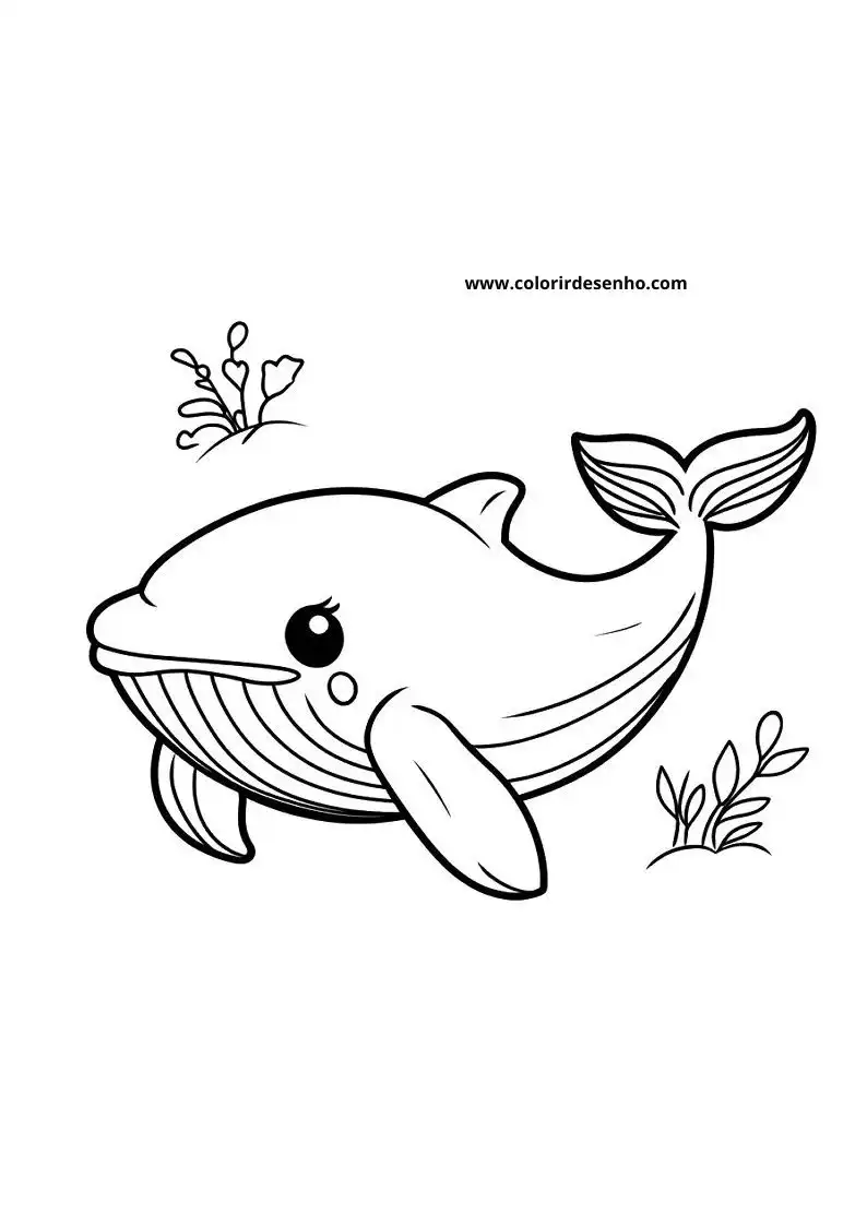 Whale Coloring Pages (139+ Free Printables) 35 Whale 6275