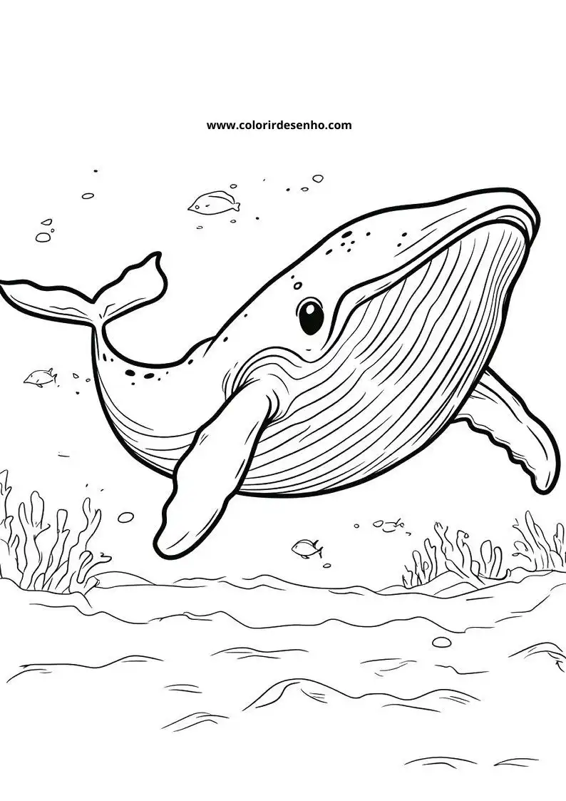 Whale Coloring Pages (139+ Free Printables) 25 Whale 6285