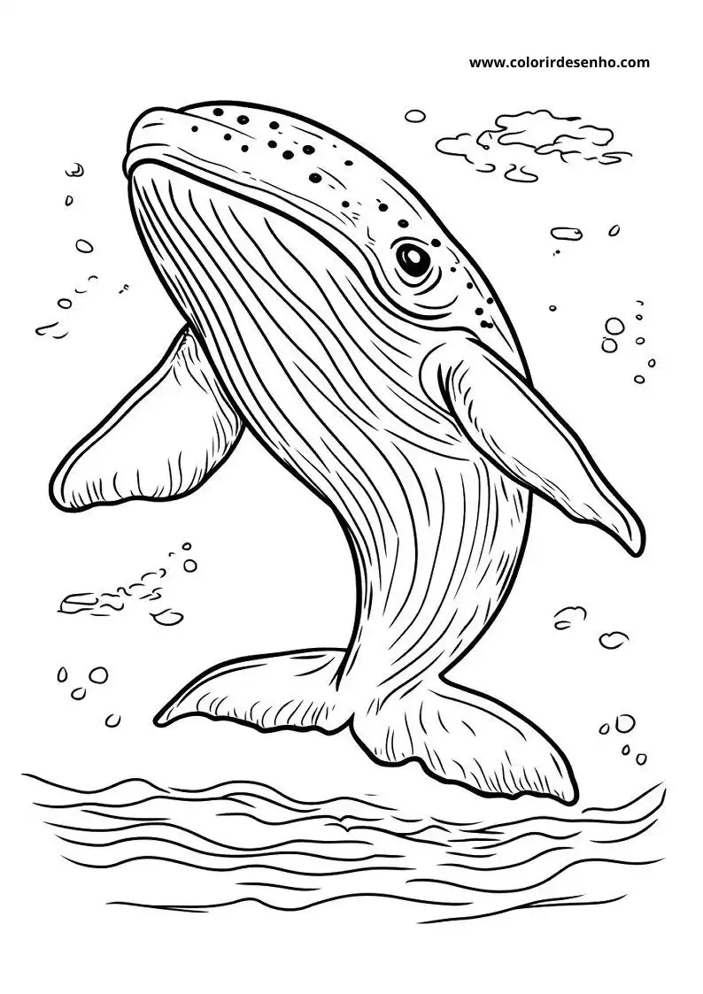 Whale Coloring Pages (139+ Free Printables) 14 Whale 6296