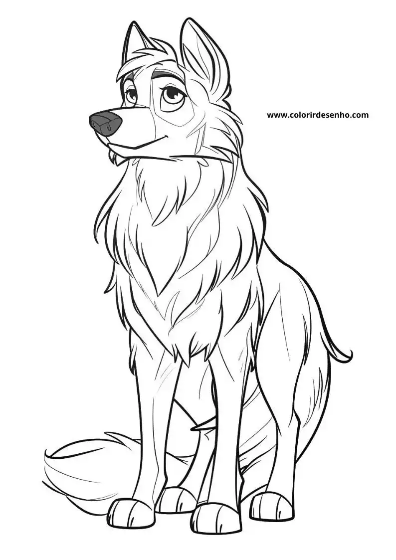 Wolf Coloring Pages For All Ages 1