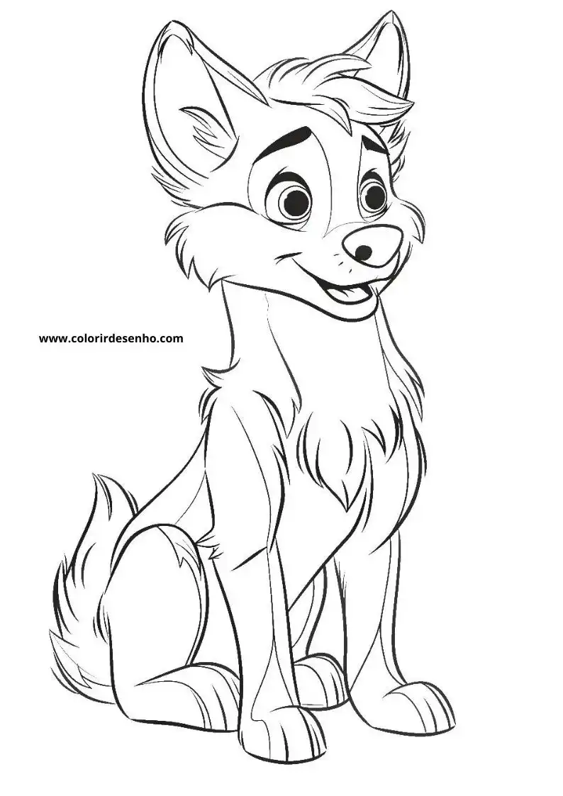 Wolf Coloring Pages For All Ages 3