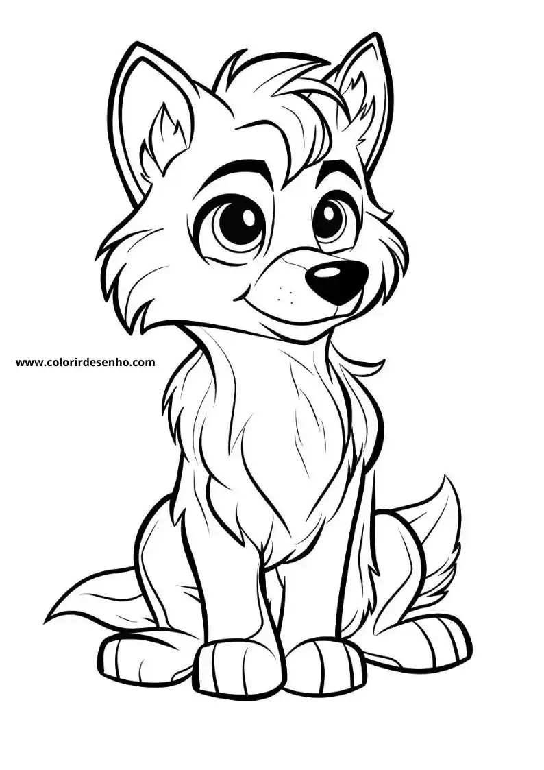 Wolf Coloring Pages For All Ages 6
