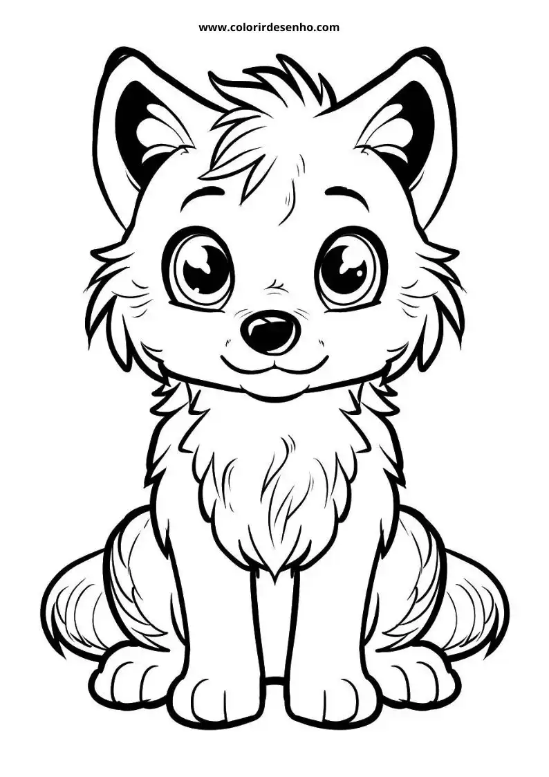 Wolf Free Printable Coloring Pages 8