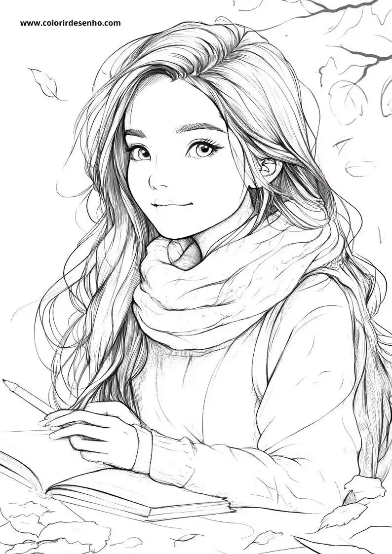 Woman Coloring Pages 5