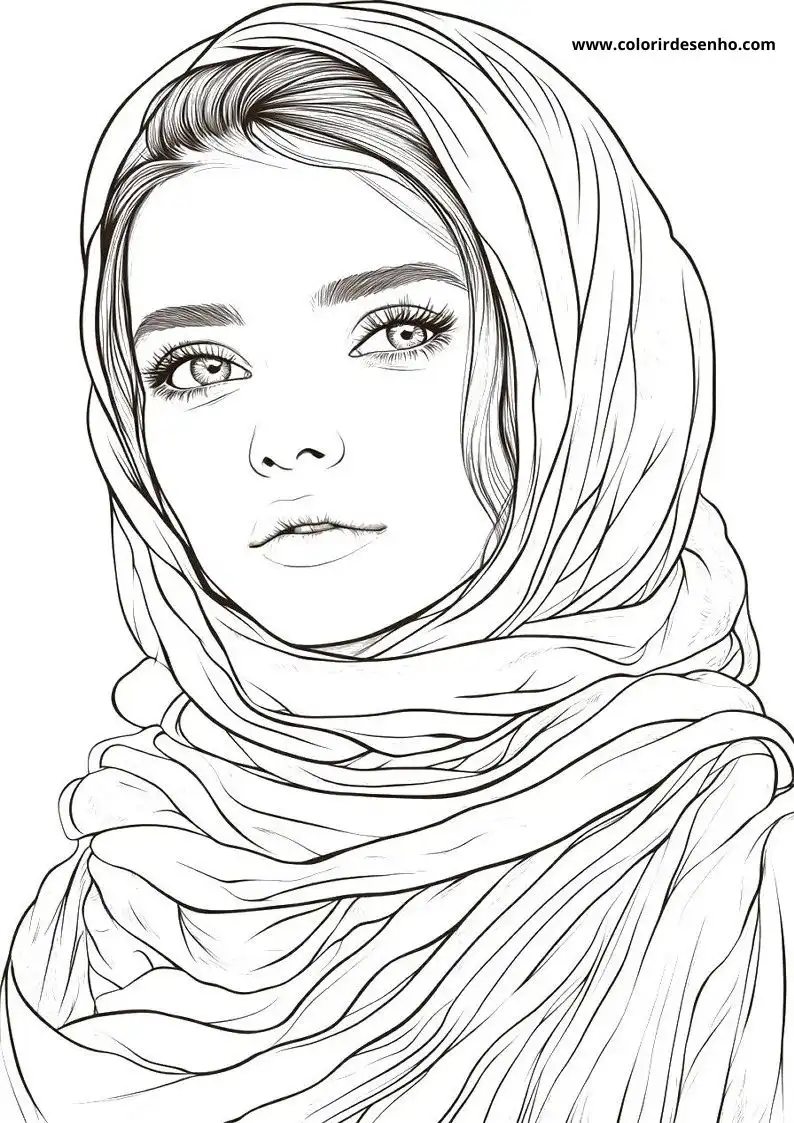Woman Coloring Pages For All Ages 1