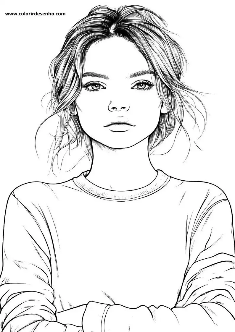 Woman Coloring Pages For All Ages 9