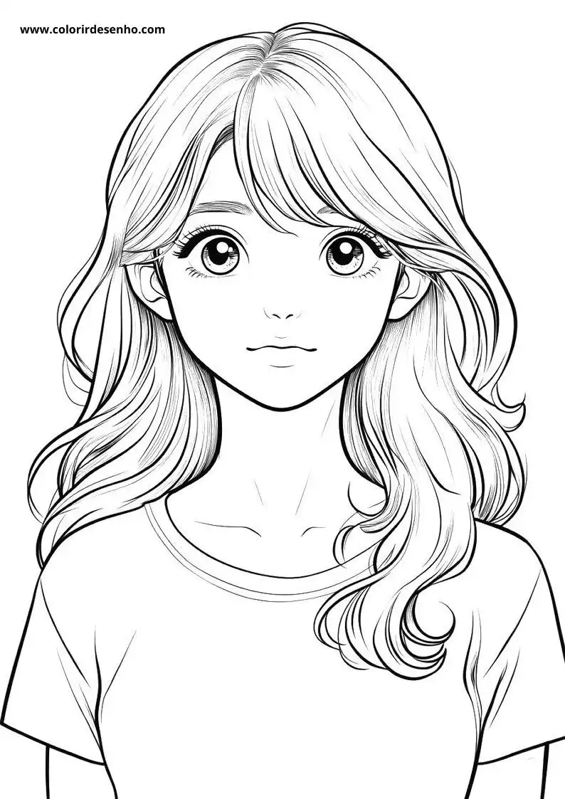 Woman Free Printable Coloring Pages 1