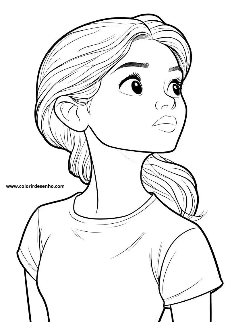 Woman Free Printable Coloring Pages 10