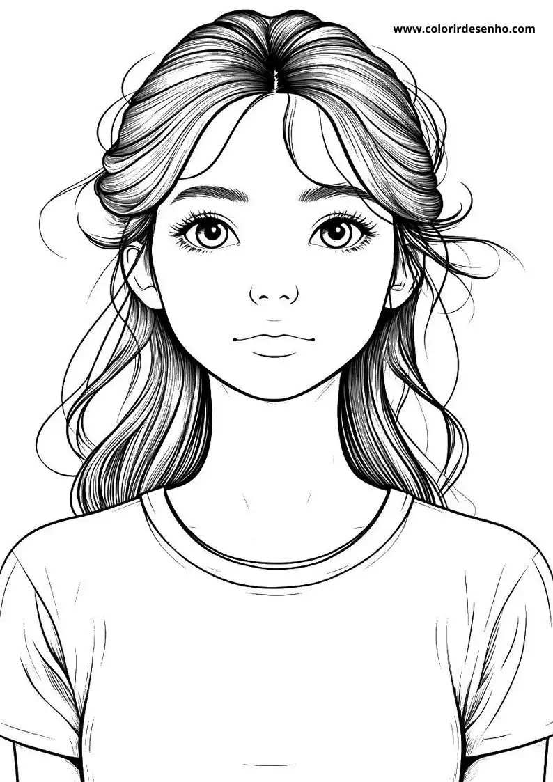 Woman Free Printable Coloring Pages 4