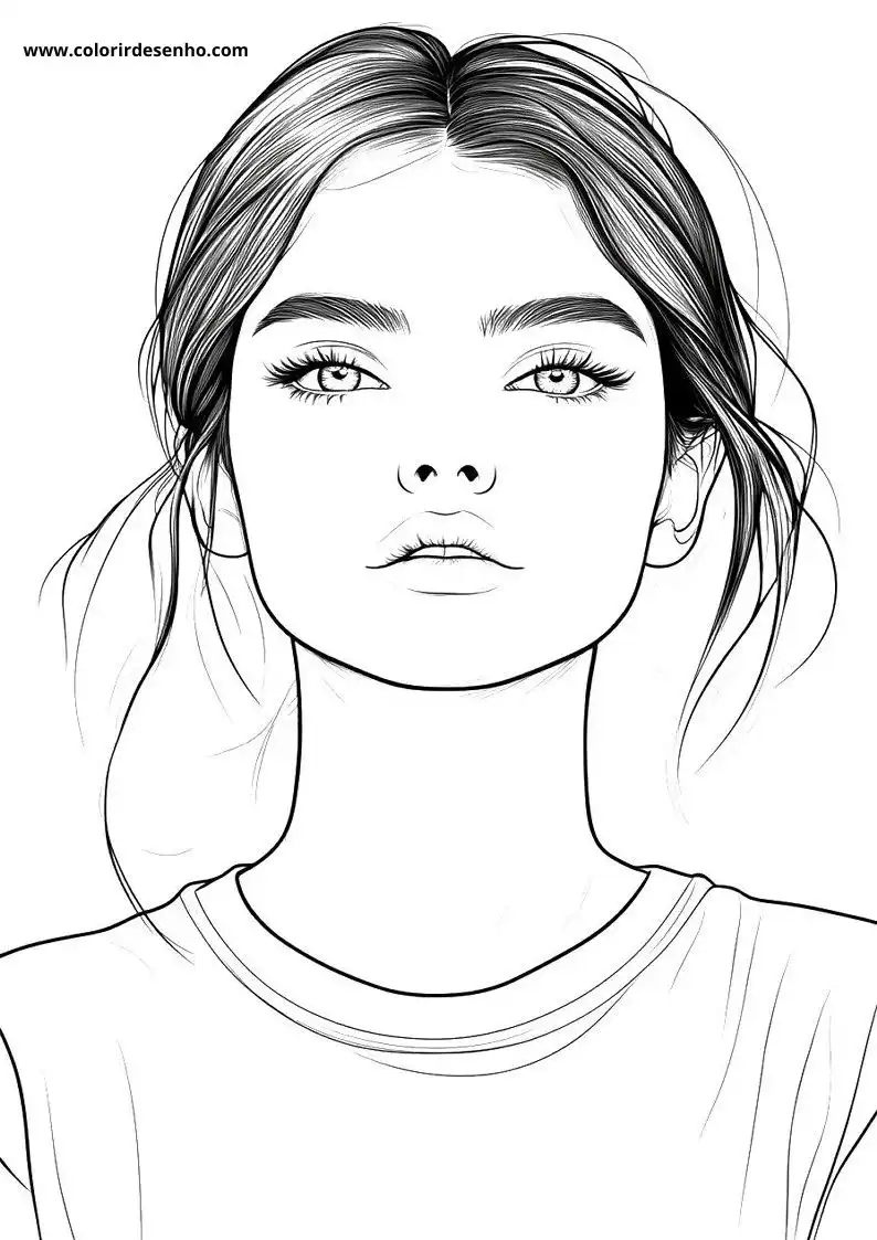 Woman Picture Coloring Pages 11
