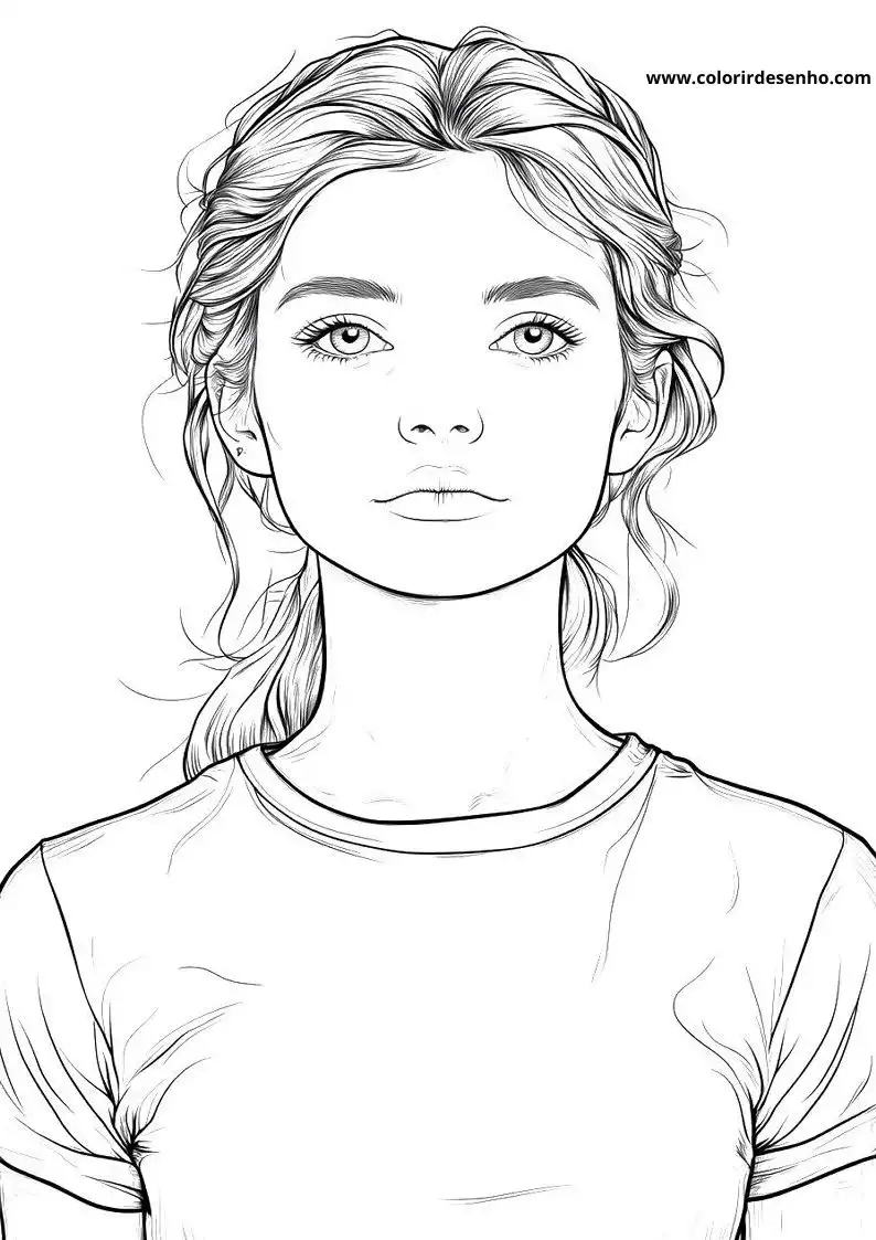 Woman Picture Coloring Pages 5