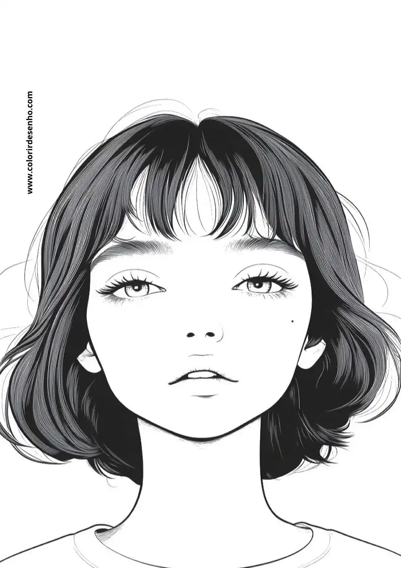 Woman's Face Coloring Pages For All Ages 10